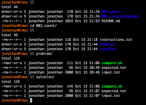 directory structure