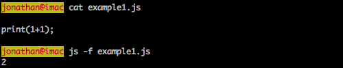spidermonkey, file mode