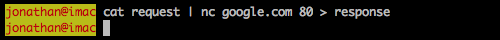 google response file
